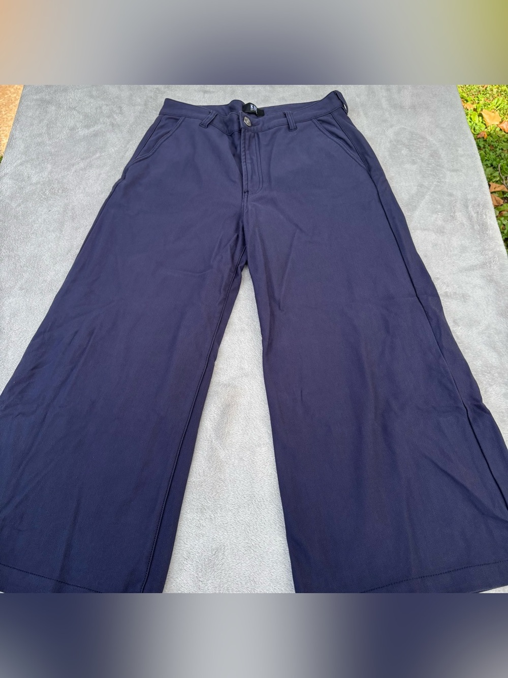 Kut from the Kloth Meg High
Rise Wide Leg Navy Ponte Office Trousers 6